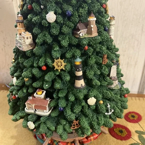 Danbury Mint Captain's Lighthouse Christmas Tree Complete w/ Accessories & Box - Picture 7 of 16